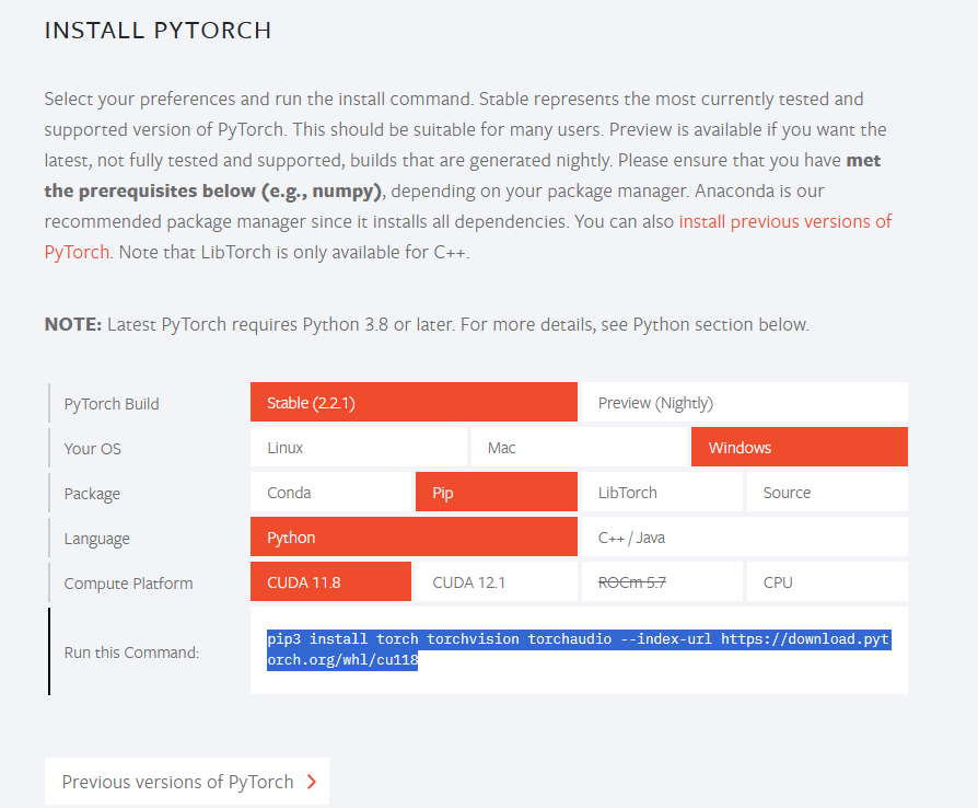 Pytorch